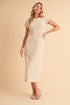 CHELS SLIM MIDI DRESS